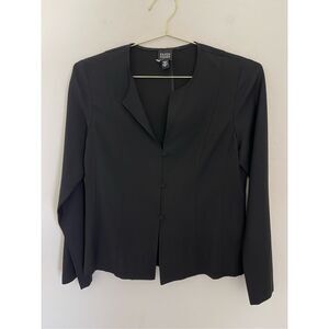 EILEEN FISHER Button Down Wool Top Size Small